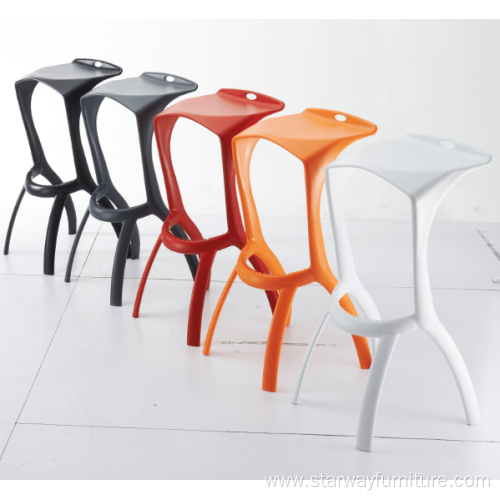 wholesale stackable plastic sillas high bar stools